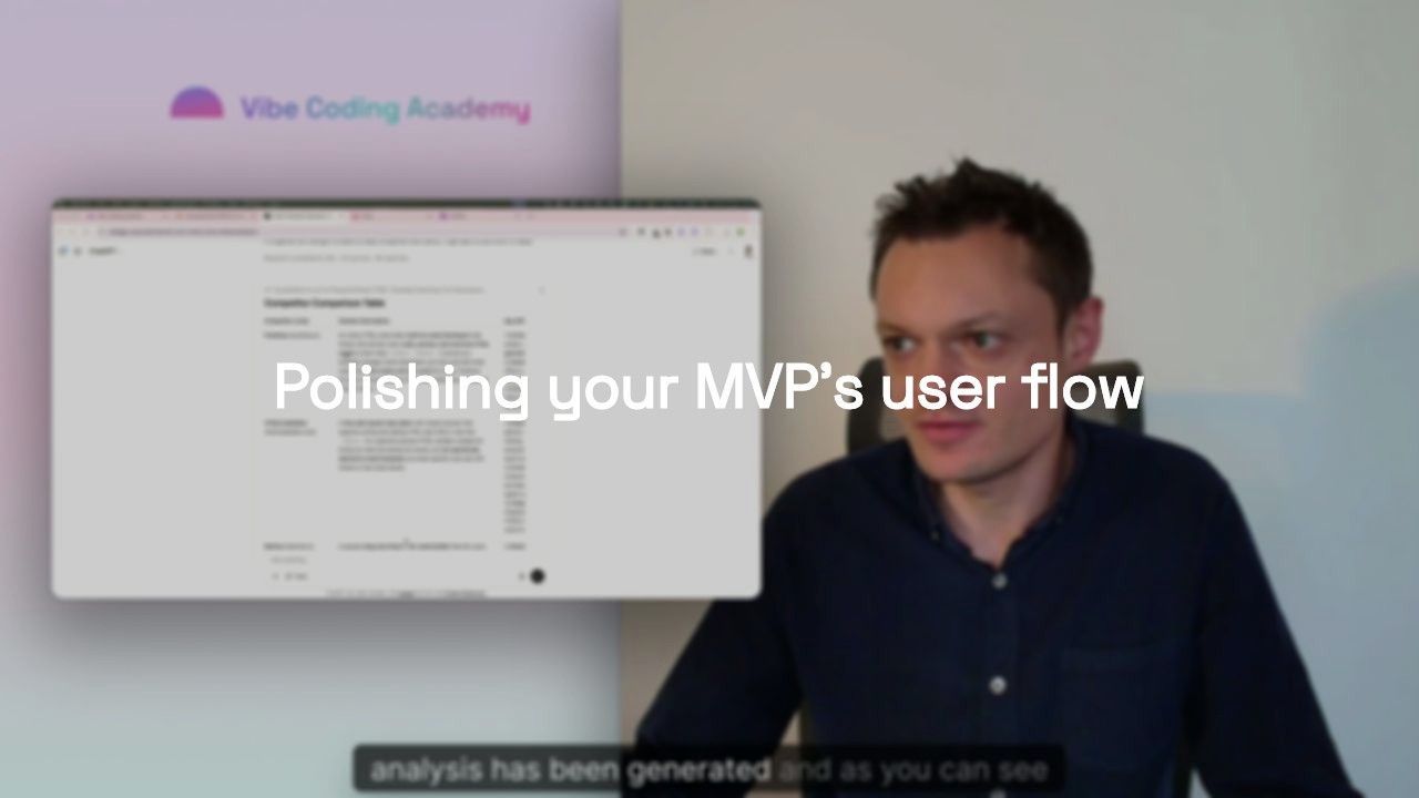 Polishing your MVP’s user flow