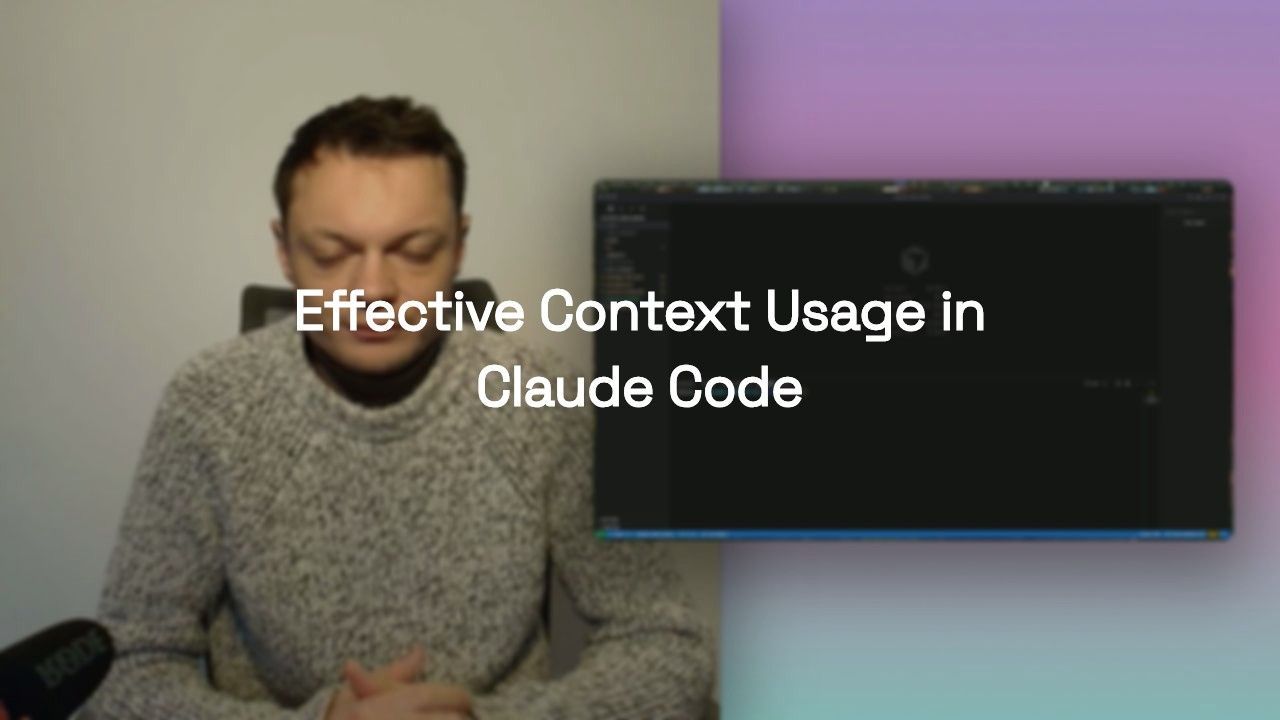 How To Master Claude Code - Effective Context Usage in Claude Code