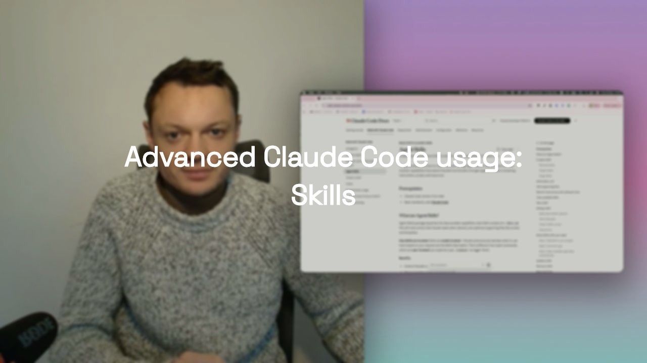 Advanced Claude Code usage: Skills