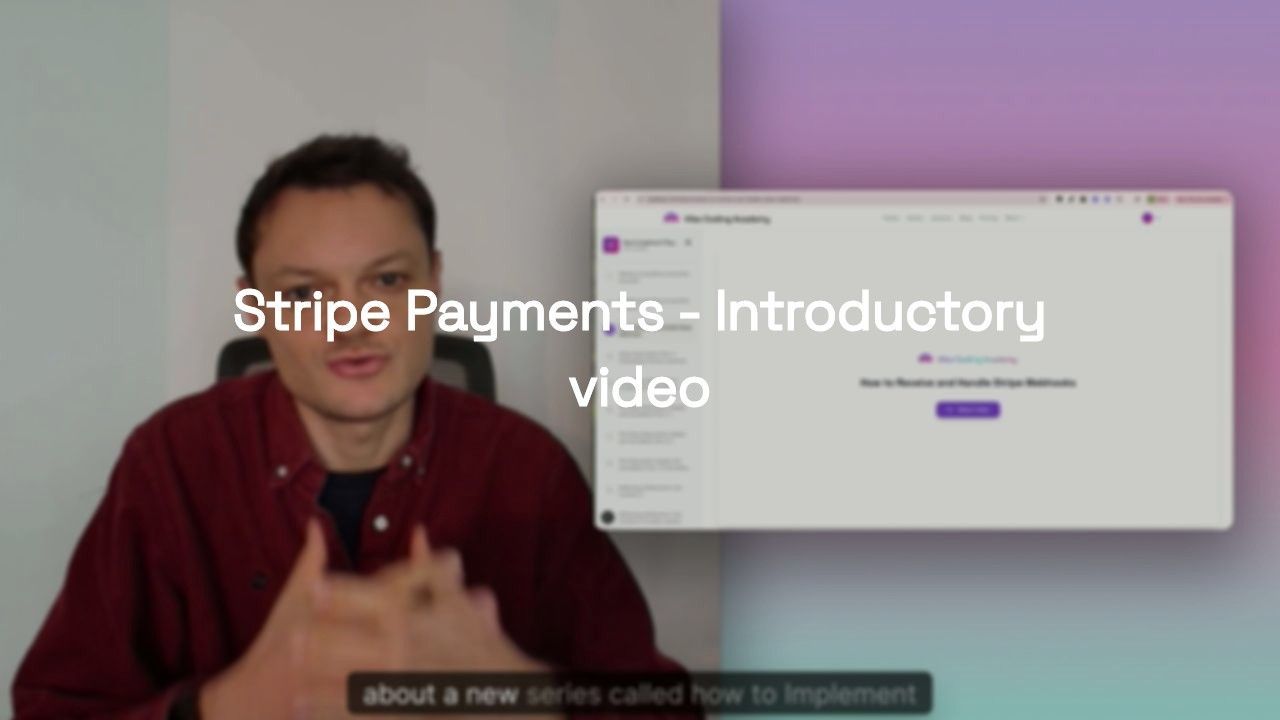 Stripe Payments - Introductory video
