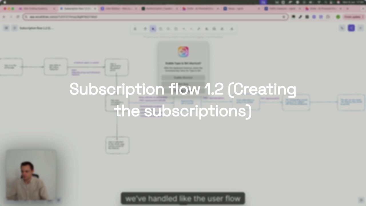 Stripe Subscription flow 1.2 (Creating the subscriptions)