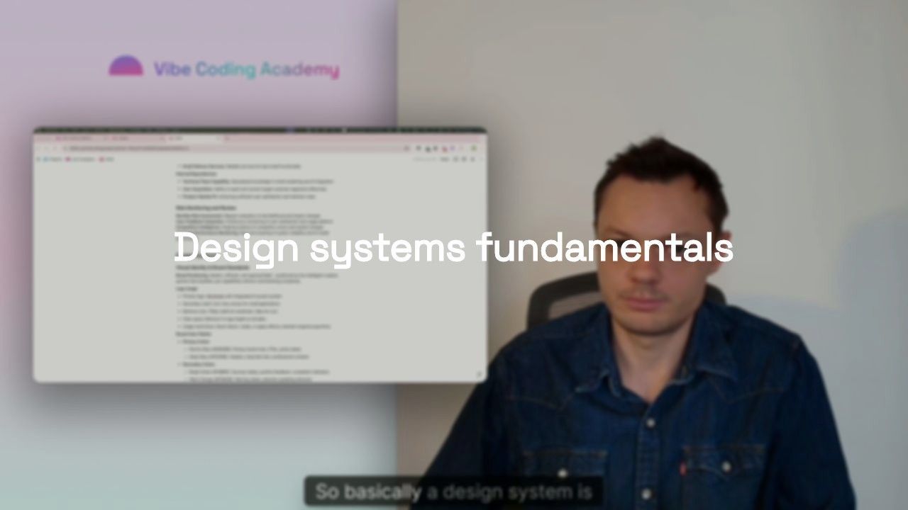 Design systems fundamentals