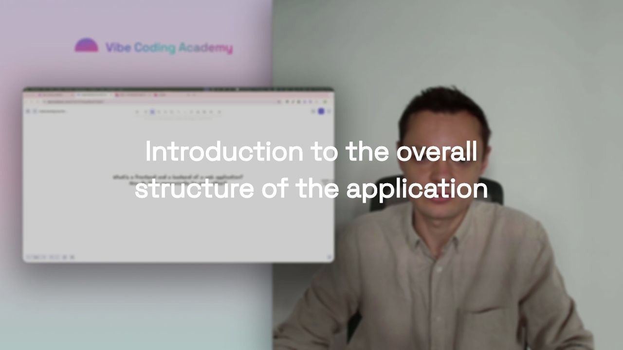 Introduction to the overall structure of the application