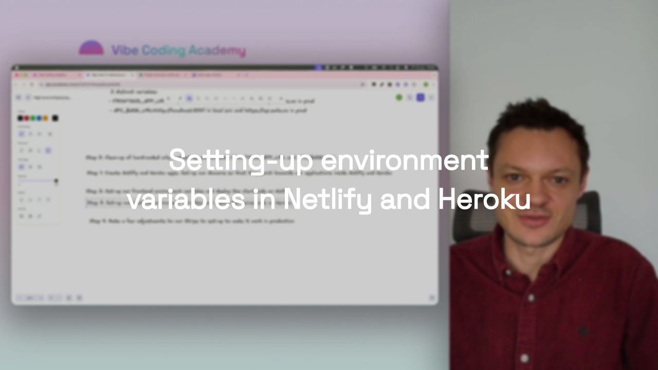 Setting-up environment variables in Netlify and Heroku