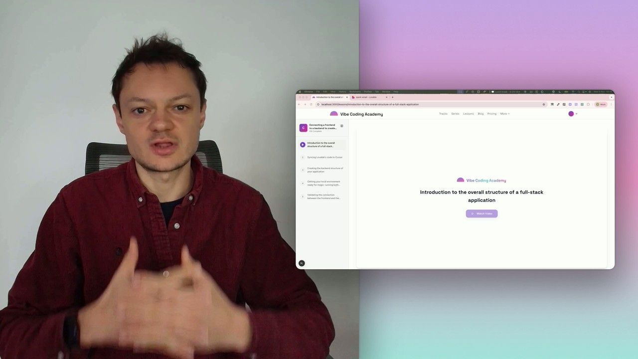 Connecting a frontend prototype to a backend to create a full-stack app ready-for-production